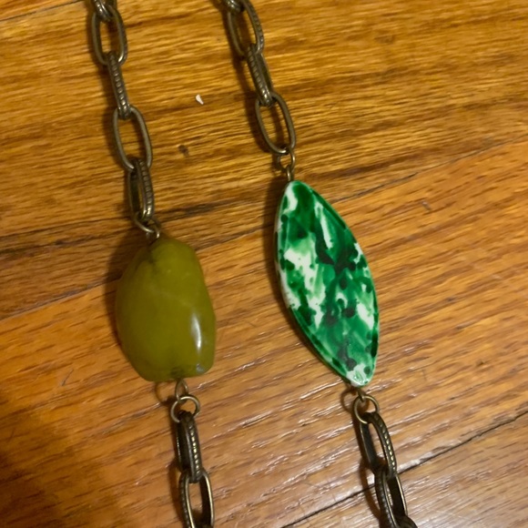 🐞2 for 30🐞 Green Stone Necklace - Picture 4 of 7